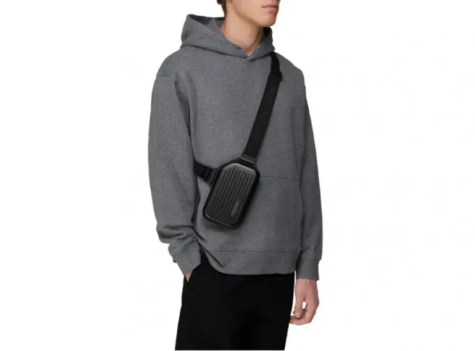 Aluminum Sling Clutch Shoulder Bag