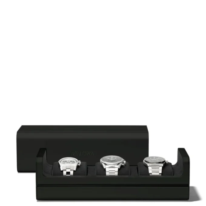 Aluminum Watch Case for 3 Watches Suitcasetasche