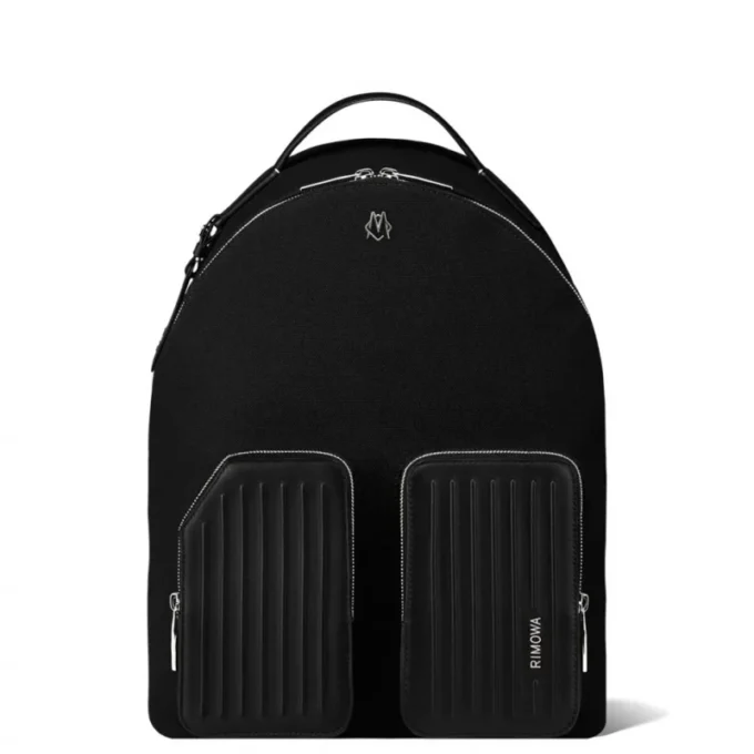 Backpack Medium in Leder & Canvas Rucksack