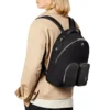 Backpack Medium in Leder & Canvas Rucksack