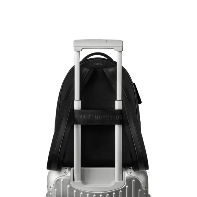Backpack Medium in Leder & Canvas Rucksack