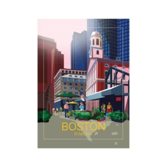 Boston Luggage Stickers