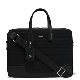 Briefcase in Leder & Canvas Briefcase
