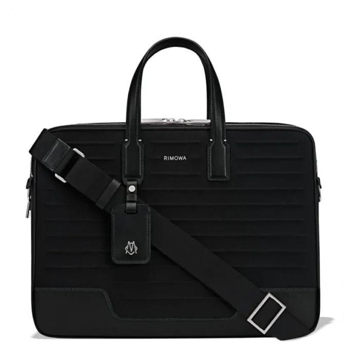 Briefcase in Leder & Canvas Briefcase
