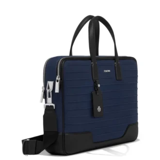 Briefcase in Leder & Canvas Briefcase