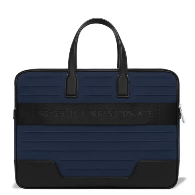 Briefcase in Leder & Canvas Briefcase