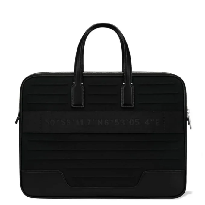 Briefcase in Leder & Canvas Briefcase