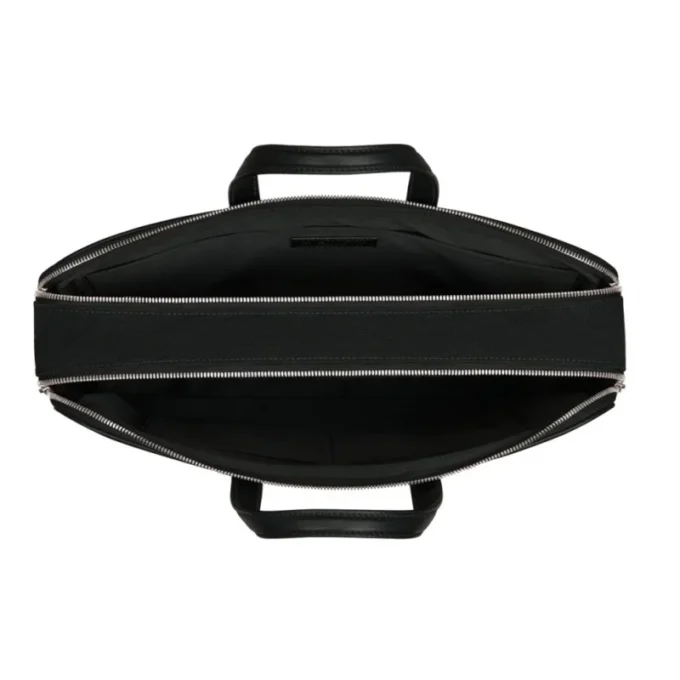 Briefcase in Leder & Canvas Briefcase