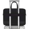 Briefcase in Leder & Canvas Briefcase