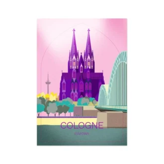 Cologne Luggage Stickers