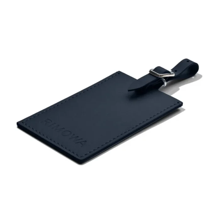 Denim Blue Personalized Leder Luggage Tags