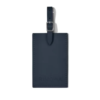 Denim Blue Personalized Leder Luggage Tags