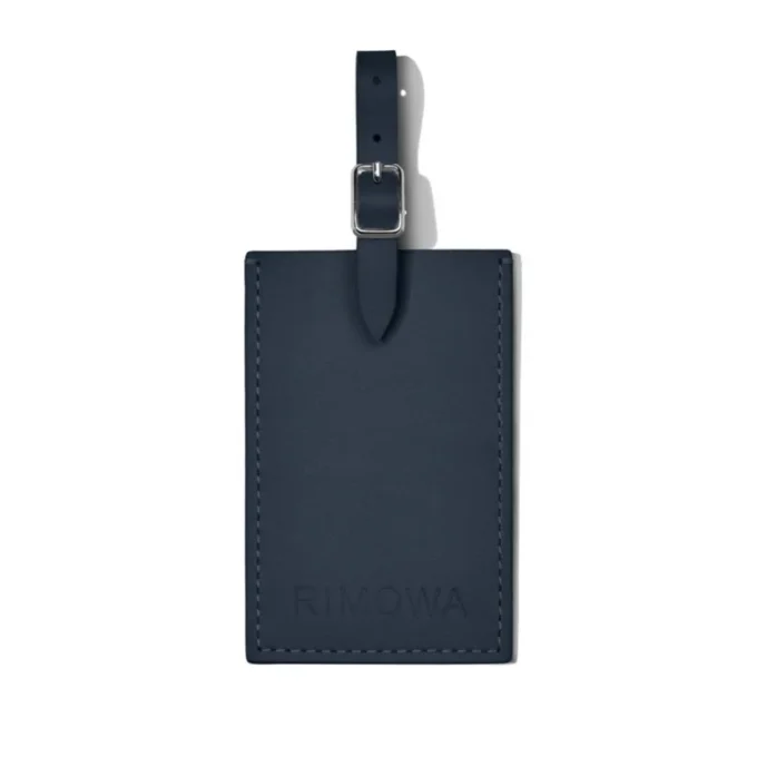 Denim Blue Personalized Leder Luggage Tags