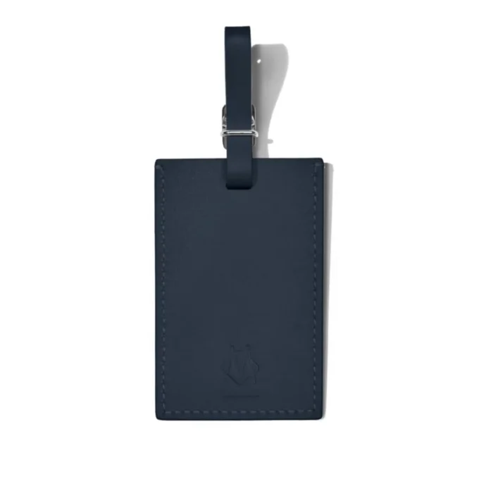 Denim Blue Personalized Leder Luggage Tags