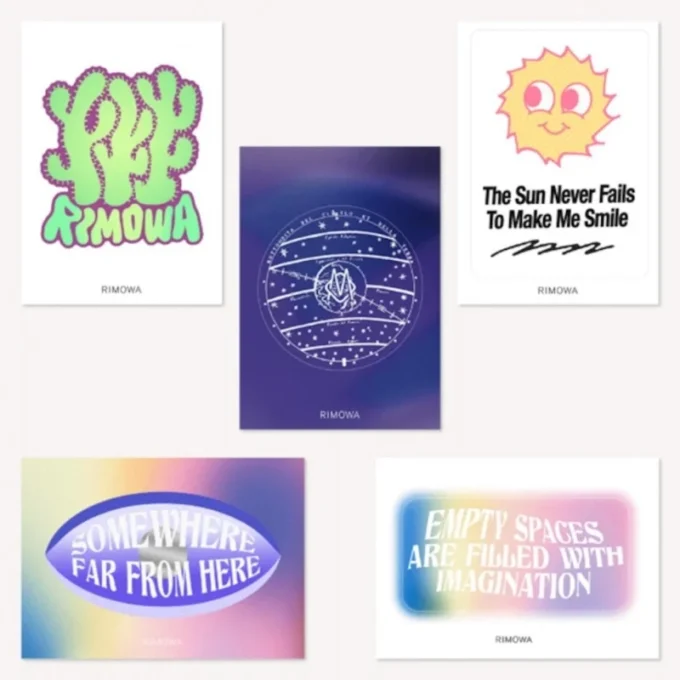 Desert Sticker Set Luggage Stickers