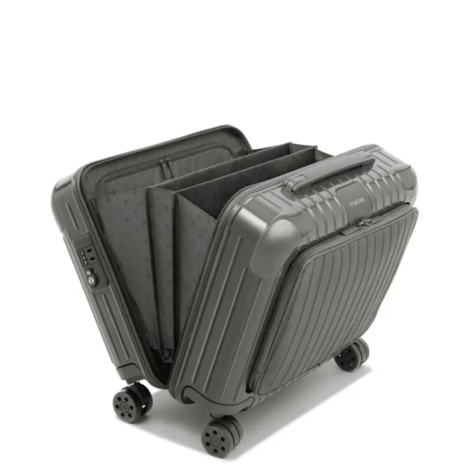 Essential Sleeve Compact Convertible Wheeled Briefcase Suitcase