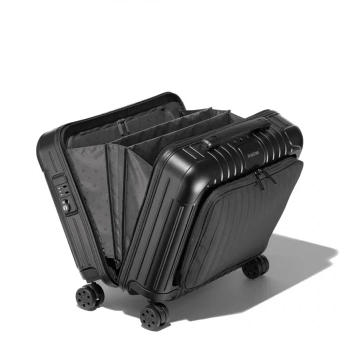 Essential Sleeve Compact Convertible Wheeled Briefcase Suitcase