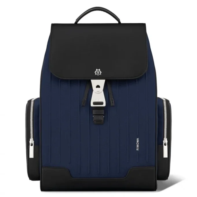 Flap Large in Leder & Canvas Rucksack