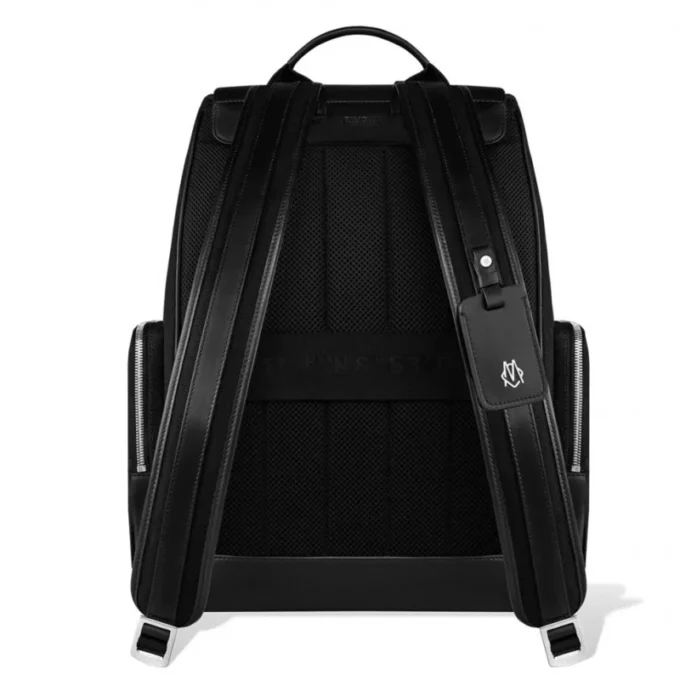 Flap Large in Leder & Canvas Rucksack