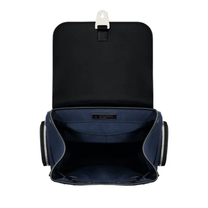 Flap Large in Leder & Canvas Rucksack