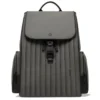 Flap Large in Nylon and Leder Rucksack