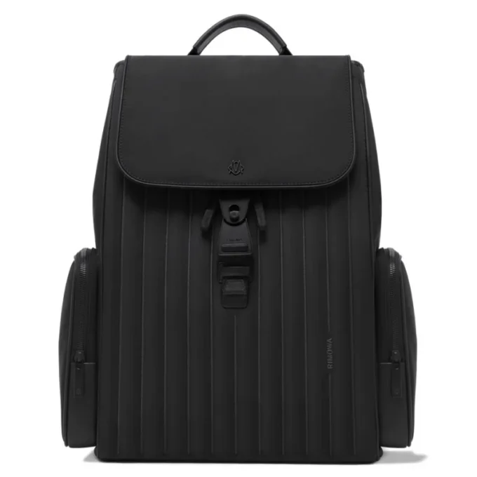 Flap Large in Nylon and Leder Rucksack