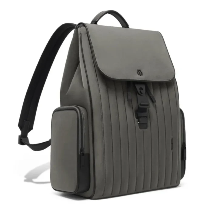 Flap Large in Nylon and Leder Rucksack