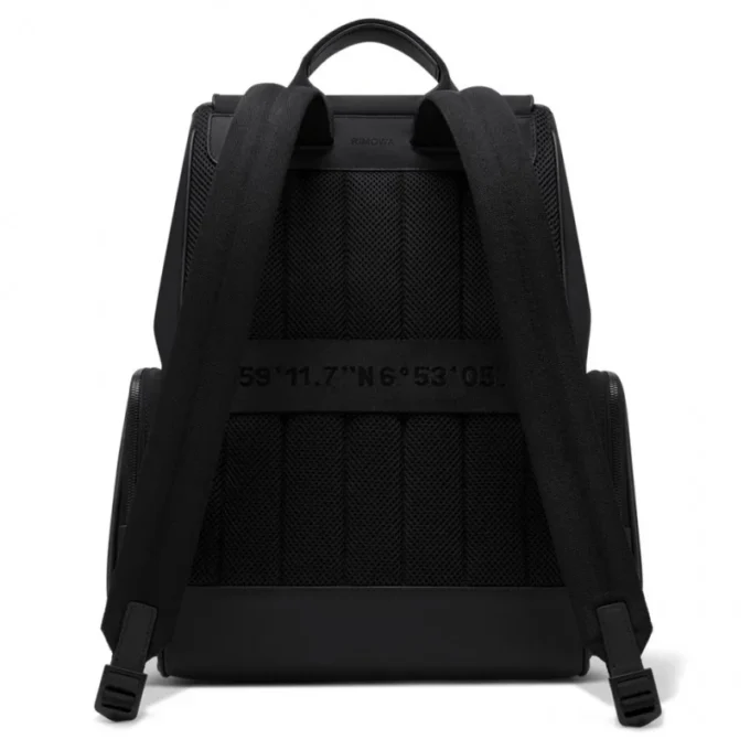 Flap Large in Nylon and Leder Rucksack