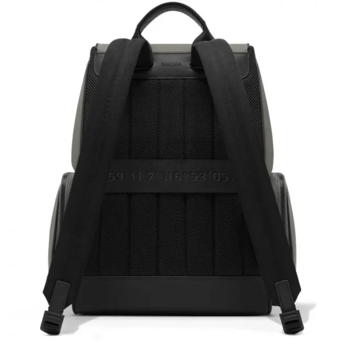 Flap Large in Nylon and Leder Rucksack