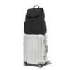 Flap Large in Nylon and Leder Rucksack