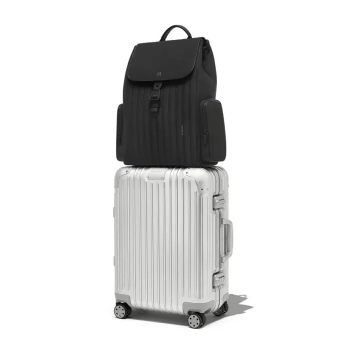 Flap Large in Nylon and Leder Rucksack