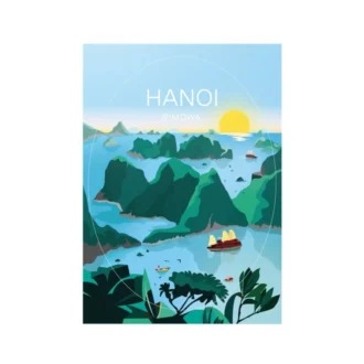 Hanoi sticker Luggage Stickers