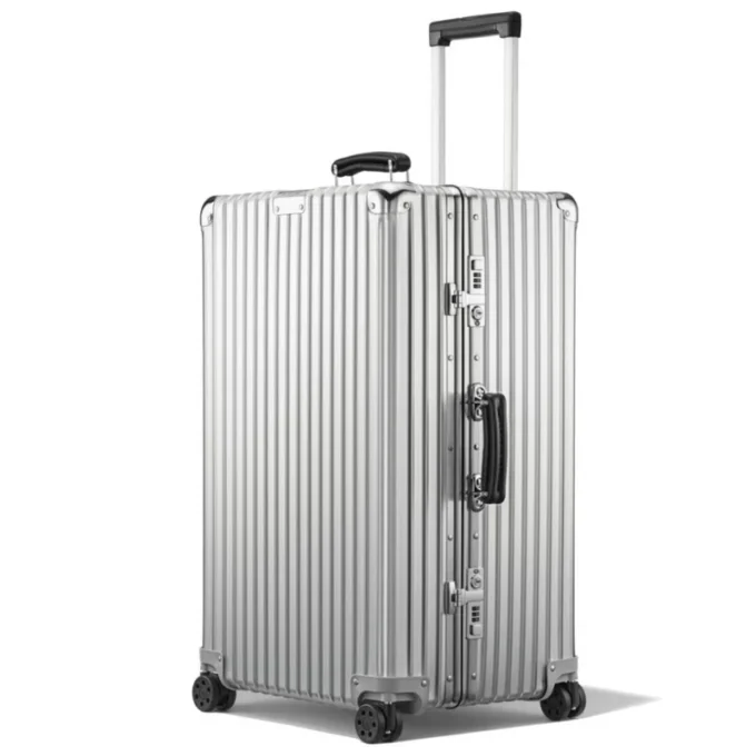 Klassische Trunk Large Aluminum Suitcase