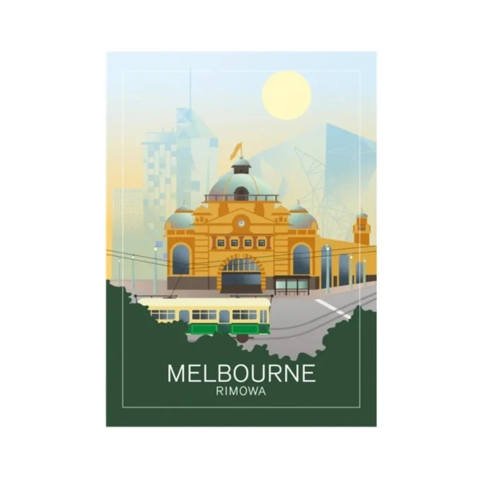 Melbourne sticker Luggage Stickers
