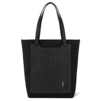 Never Still Vertical in Leder & Canvas TrageBags