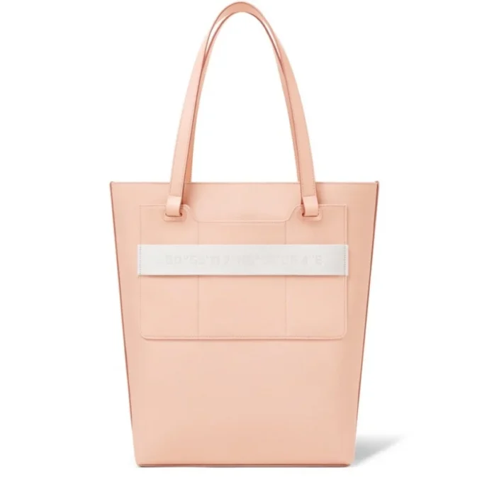 Never Still Vertical in Leder & Canvas TrageBags