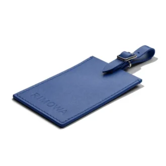 Ocean Blue Personalized Leder Luggage Tags