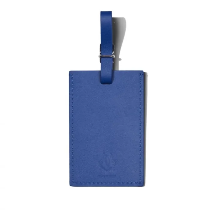 Ocean Blue Personalized Leder Luggage Tags