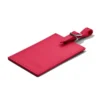 Orchid Pink Personalized Leder Luggage Tags