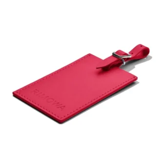 Orchid Pink Personalized Leder Luggage Tags