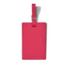 Orchid Pink Personalized Leder Luggage Tags