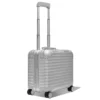 Original Compact Convertible Wheeled Briefcase in Aluminium Suitcase