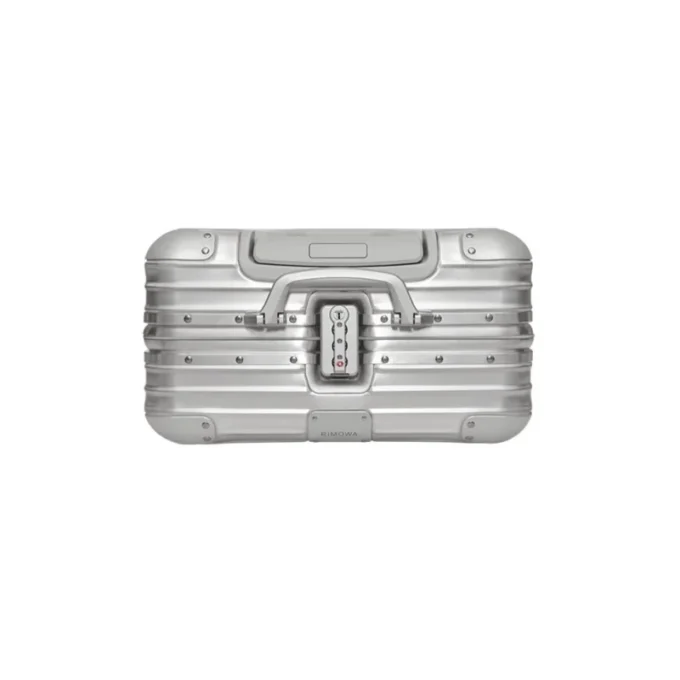 Original Compact Convertible Wheeled Briefcase in Aluminium Suitcase