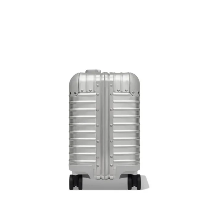 Original Compact Convertible Wheeled Briefcase in Aluminium Suitcase