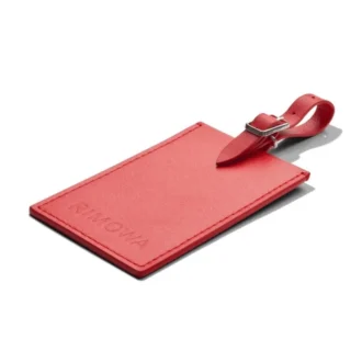 Red Paprika Personalized Leder Luggage Tags