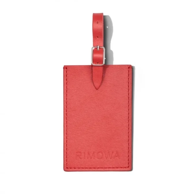 Red Paprika Personalized Leder Luggage Tags