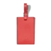 Red Paprika Personalized Leder Luggage Tags