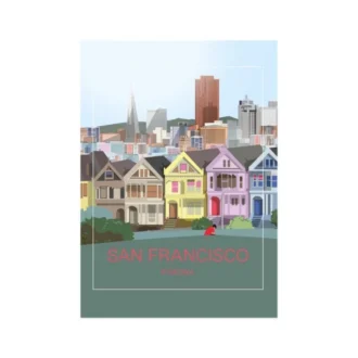 San Francisco Luggage Stickers