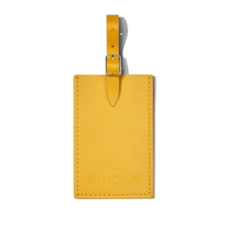 Yellow Honey Personalized Leder Luggage Tags