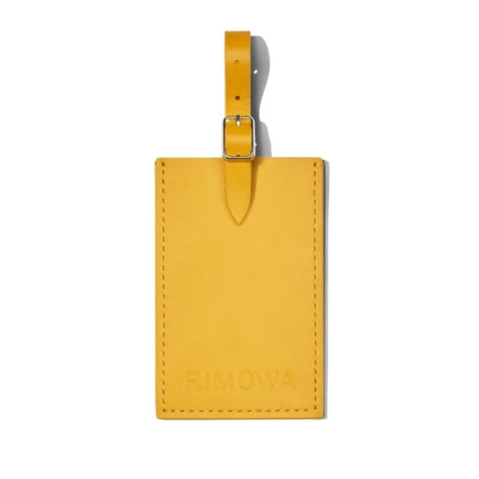 Yellow Honey Personalized Leder Luggage Tags
